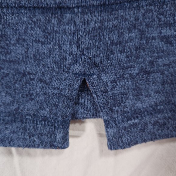 Woolrich 1/4 Snap Sweatshirt Mens XL Blue Pocket Pullover Sweater Gorpcore - Picture 13 of 16